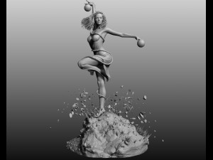 beautiful posed woman 2 3D Model