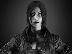 realistic woman 3D Model