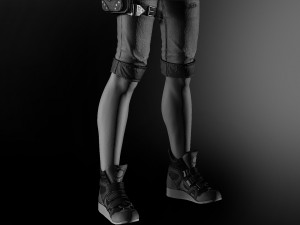 realistic woman Model 3D