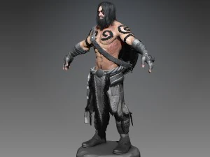 zbrush barbarian 3D Model