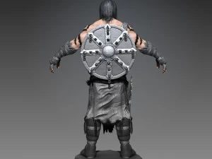 zbrush barbarian 3D Model