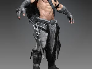 zbrush barbarian 3D Model