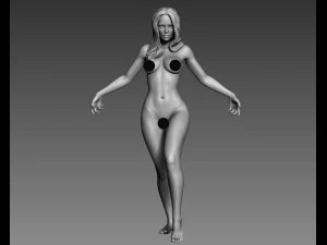Sexy posed woman 10 3D Model