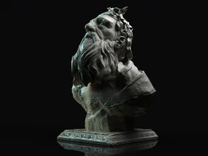 busto de crise Modelo 3D