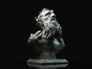 busto de crise Modelo 3D