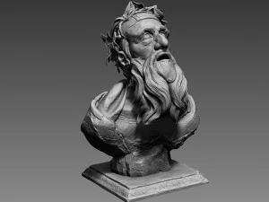 busto de crise Modelo 3D