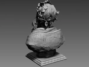 busto de crise Modelo 3D