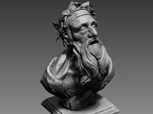 busto de crise Modelo 3D