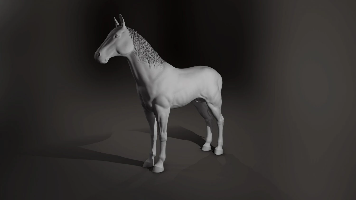 horse 3D Model .c4d .max .obj .3ds .fbx .stl .blend