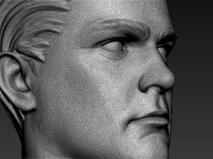 3d print ready male head 3D Model