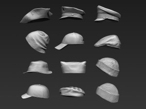 set of headwear part 1 3D 模型
