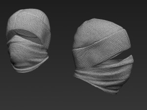 set of headwear part 2 Model 3D
