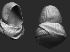 conjunto de touca parte 3 Modelo 3D