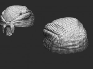 conjunto de touca parte 3 Modelo 3D