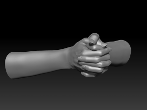3d printable female hands 20 poses pack 3D Модель