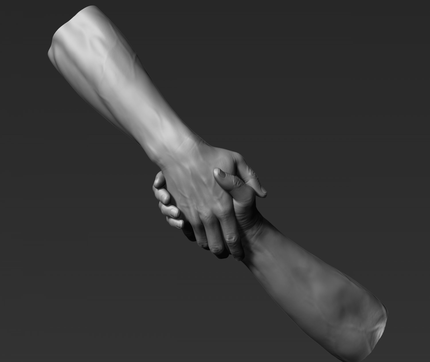 3d printable female hands. Dynamic male hands. Hands 20.