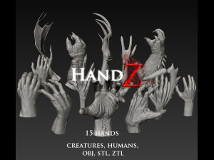 handz Modelo 3D