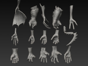 handz 3D 模型