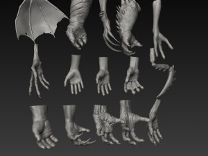 handz 3D 模型