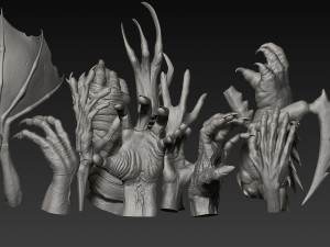 handz 3D 模型
