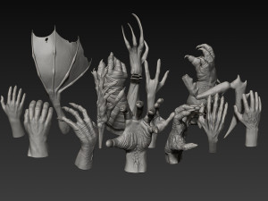 handz 3D 模型