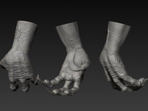handz 3D 模型