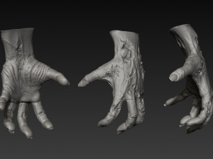 handz 3D 模型