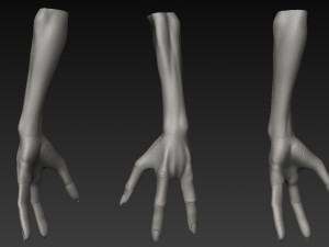 handz 3D 模型