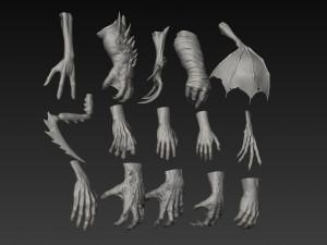 handz 3D 模型