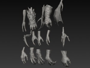 handz 3D 模型