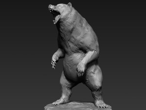 bear zbrush 3D-Modell