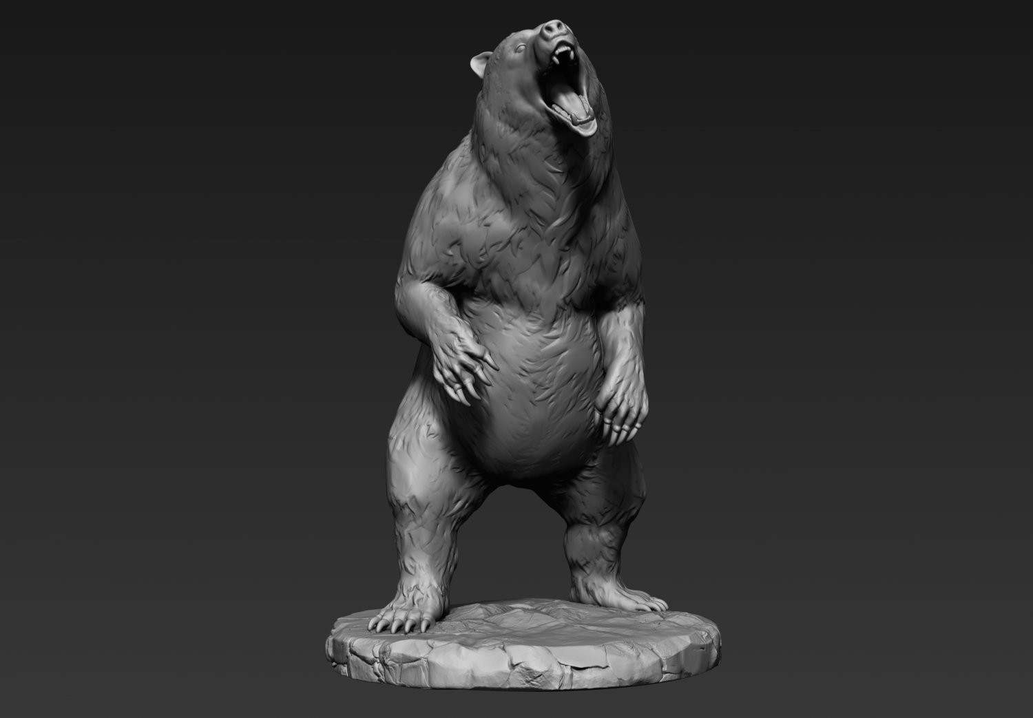 zbrush bear sculpt