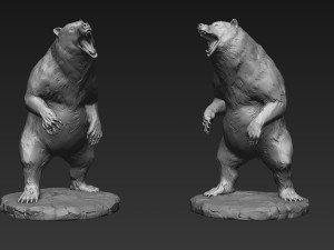 bear zbrush 3D-Modell