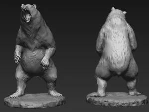 sopportare zbrush Modello 3D