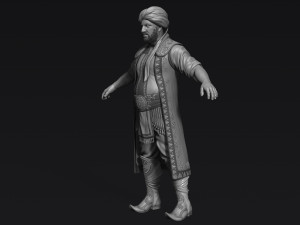 arabian character Modèle 3D