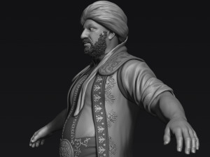 arabian character Modèle 3D
