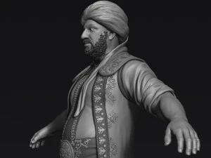 personaje &aacute;rabe Modelo 3D