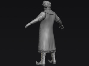arabian character Modèle 3D