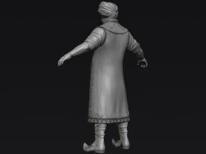 personaje &aacute;rabe Modelo 3D