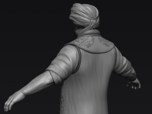 arabian character Modèle 3D