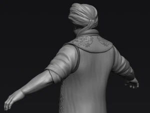 personaje &aacute;rabe Modelo 3D