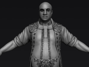 arabian character Modèle 3D