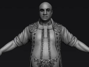 personaje &aacute;rabe Modelo 3D