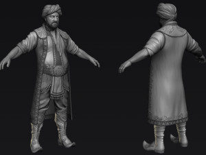 arabian character Modèle 3D