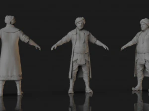 personaje &aacute;rabe Modelo 3D