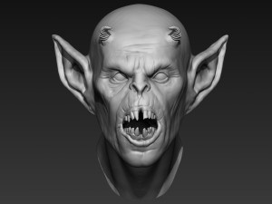 demon head sculpt 02 3D Model