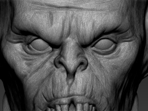 demon head sculpt 02 3D Model