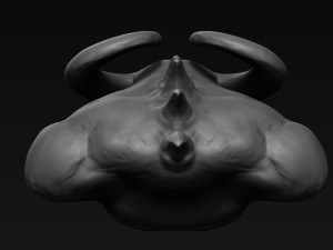 demon head sculpt 03 Modelo 3D
