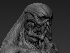 demon head sculpt 04 3D Model