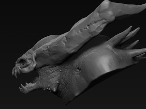 demon head sculpt 05 3D 模型